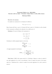 Consumo, tempo libero e scelta della tecnica Marianna Belloc