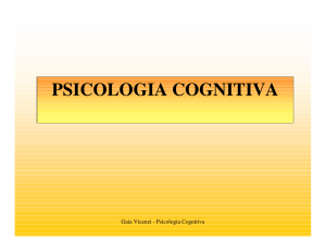 PSICOLOGIA COGNITIVA