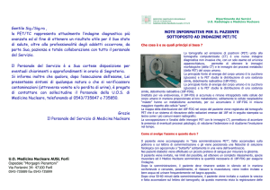 Libretto informativo PET