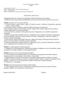 3D Tecnologie elettrico-elettroniche ed applicazioni