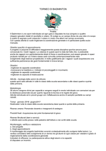 torneo di badminton - istituto comprensivo scopelliti green