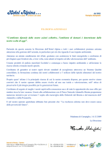 L`ambiente dipende dalle nostre azioni collettive, l