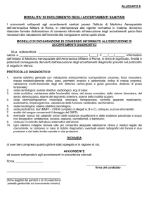Modalità di svolgimento degli accertamenti sanitari