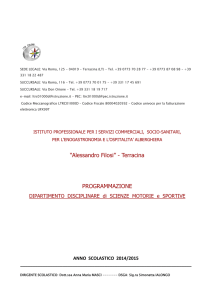 SCIENZE MOTORIE e SPORTIVE - IPS Alessandro Filosi – Terracina