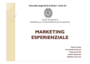 marketing esperienziale - Compagnia Del Marketing