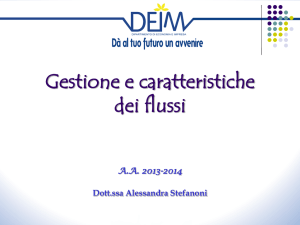 gestione e caratteristiche flussi