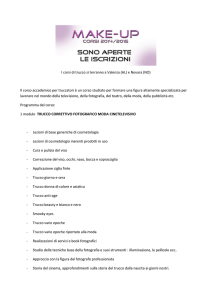 Il corso accademico per truccatori è un corso studiato per