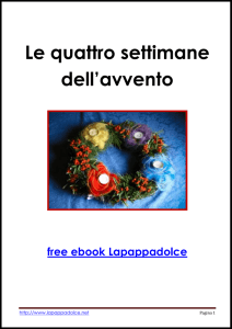 Le quattro settimane dell`avvento