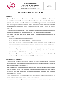 Scuola dell`Infanzia “San Carlo Borromeo” REGOLAMENTO DI