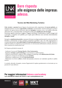 Tecnico del Web Marketing Turistico