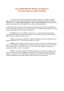 GLI STRUMENTI MUSICALI DELLA STANZA DELLA SEGNATURA