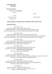 Curriculum Vitae Europass