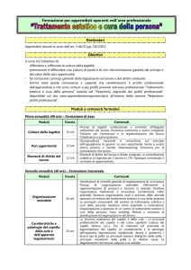 Scheda percorso formativo - F.OR.MA. sas