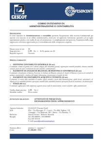 corso intensivo in amministrazione e contabilità