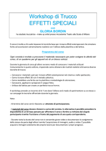 Workshop di Trucco EFFETTI SPECIALI