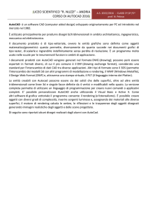 [LICEO SCIENTIFICO “R. NUZZI” – ANDRIA CORSO DI AUTOCAD