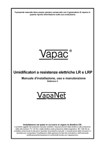 Umidificatori a resistenze elettriche LR e LRP