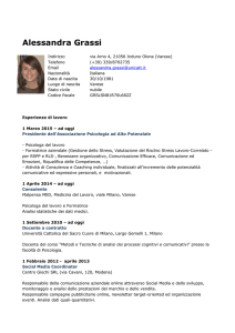 Alessandra Grassi – Psicologia