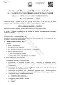 Tecniche della danza