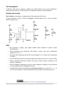 Schema del circuito Note