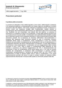 Impianti di rifasamento