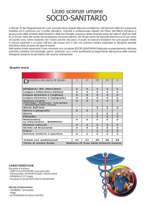 socio-sanitario - Liceo G. Cotta
