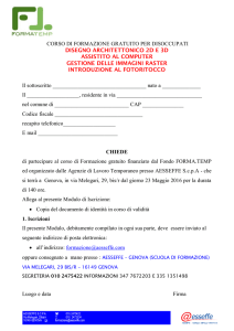 CORSO DI FORMAZIONE GRATUITO PER DISOCCUPATI