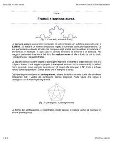 Frattali e sezione aurea.