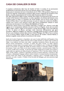 casa dei cavalieri di rodi
