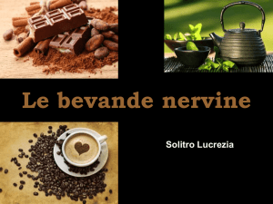 Le bevande nervine - Istituto "Albert"