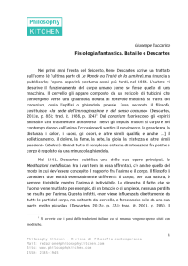 Fisiologia fantastica. Bataille e Descartes