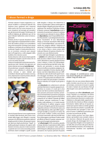 L`abuso: farmaci e droga - Zanichelli online per la scuola