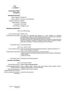 Curriculum Vitae Europass