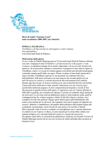 motivazioni della Giuria - Fondazione Benetton Studi Ricerche