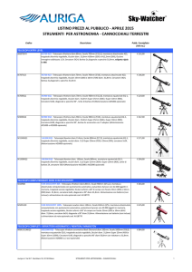 Listino_SW - Sky Watcher Italia