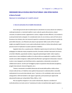 insegnare nella scuola multiculturale: una sfida nuova