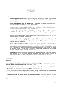 CURRICULUM Teresa Biondi - Abilitazione Scientifica