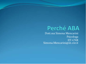 Perché ABA?