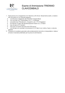 Esame di Ammissione CLAVICEMBALO.pages