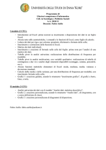 Ulteriori competenze informatiche
