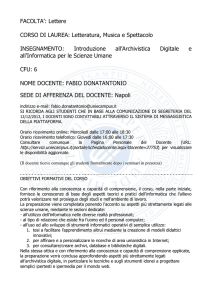 corso di laurea