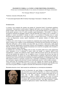 Progetto filosofi in corsia