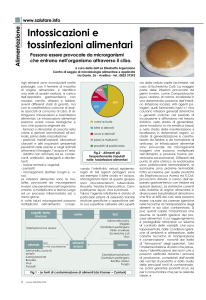 Intossicazioni e tossinfezioni alimentari