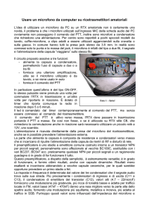 Usare un microfono da computer su ricetrasmettitori amatoriali