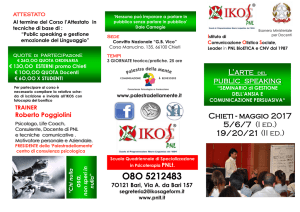 DP Brochure ParlarePubblico MAG - Istituto Comprensivo 2° Roseto
