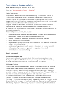 Amministrazione, finanza e marketing