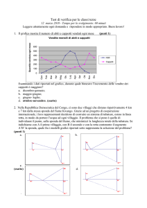 Test classi terze con soluzioni