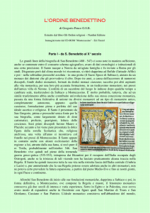 l`ordine benedettino - Perchè un portale dedicato a San Colombano
