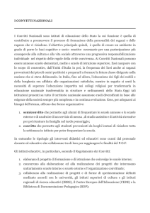 I Convitti Nazionali - I.T.A.S "G. Piazzi"