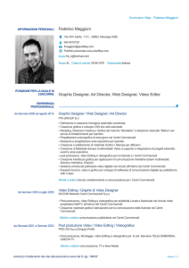 Federico Maggioni CV